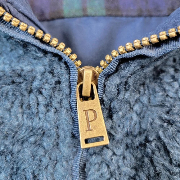 Pendleton Sherpa Full Zip Jacket Women Small Pockets Barn Coat Chore Cottagecore - Picture 5 of 16
